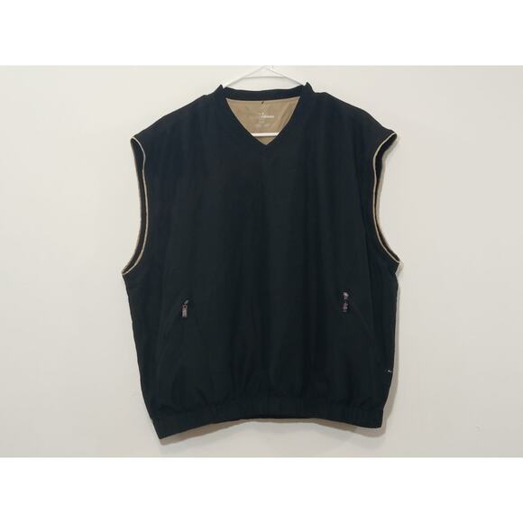 Grand Slam Men's Windbreaker Jacket Removable Zip Off Sleeves Black Size M - Picture 7 of 15